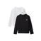 Calvin Klein longsleeves - wit/zwart (set van 2)
