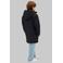 Calvin Klein gewatteerde winterparka - zwart