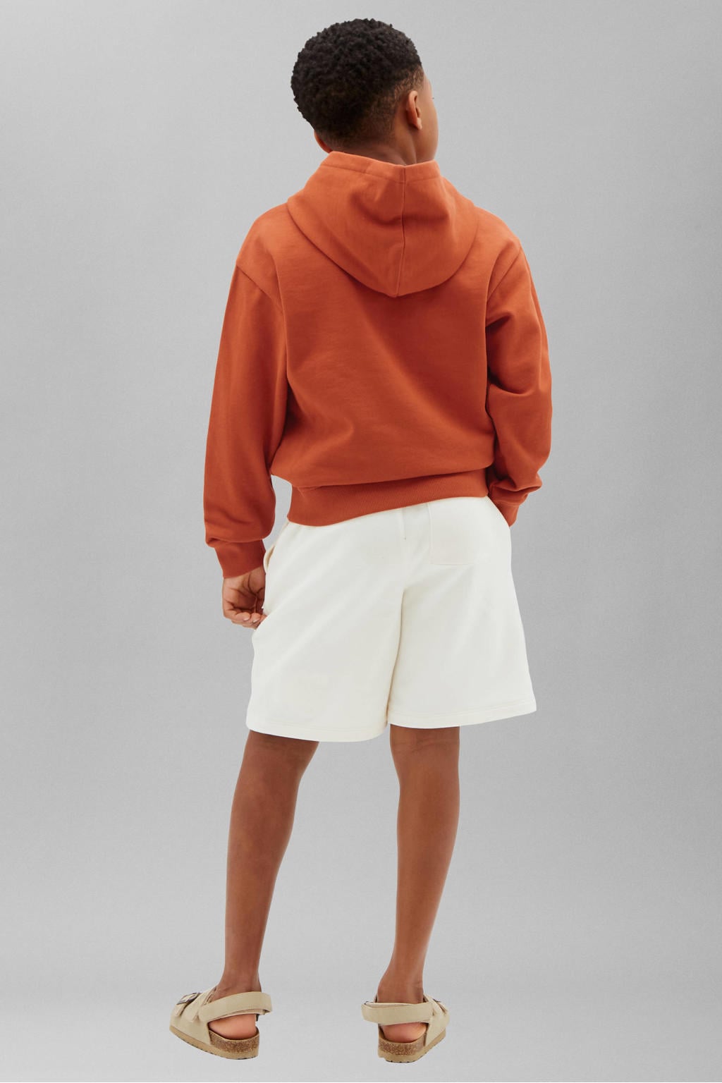 Calvin Klein hoodie met print - oranje