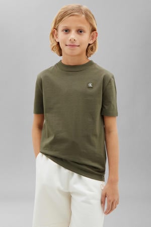 T-shirt - olijfgroen
