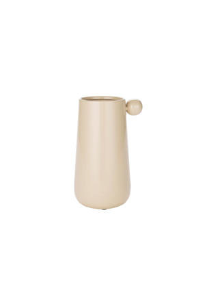 Dot vaas M Beige