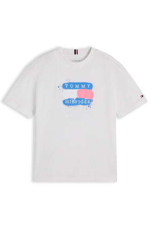 T-shirt met logo - wit