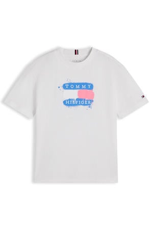 T-shirt met logo - wit