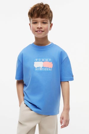 T-shirt met logo - blauw