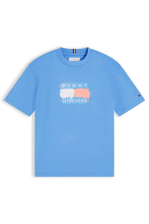 T-shirt met logo - blauw