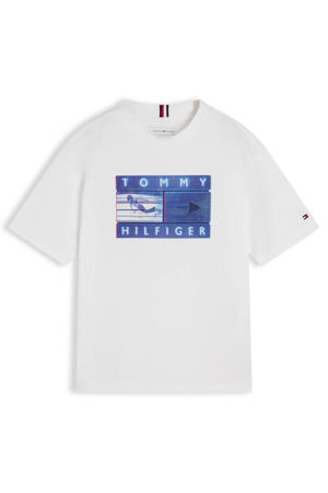 T-shirt met logo - wit