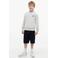 Tommy Hilfiger sweater met backprint - lichtgrijs