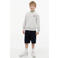 Tommy Hilfiger sweater met backprint - lichtgrijs