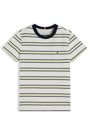 gestreept T-shirt ecru