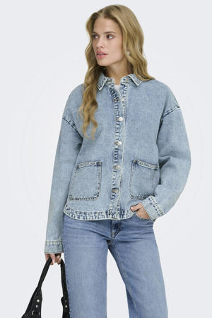 spijkerjas light blue denim