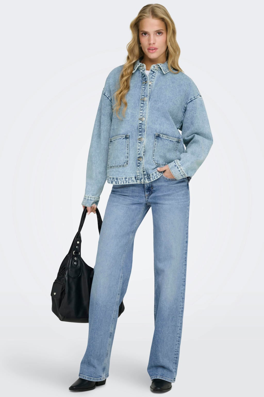 ONLY spijkerjas light blue denim