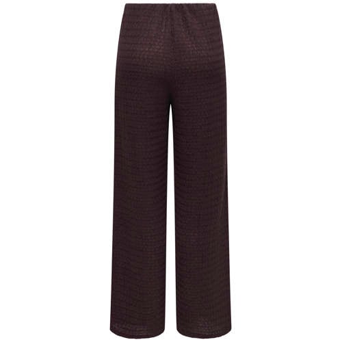 ONLY high waist casual broek bruin afbeelding
