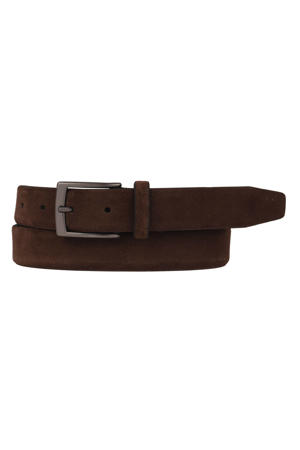 leren riem donkerbruin