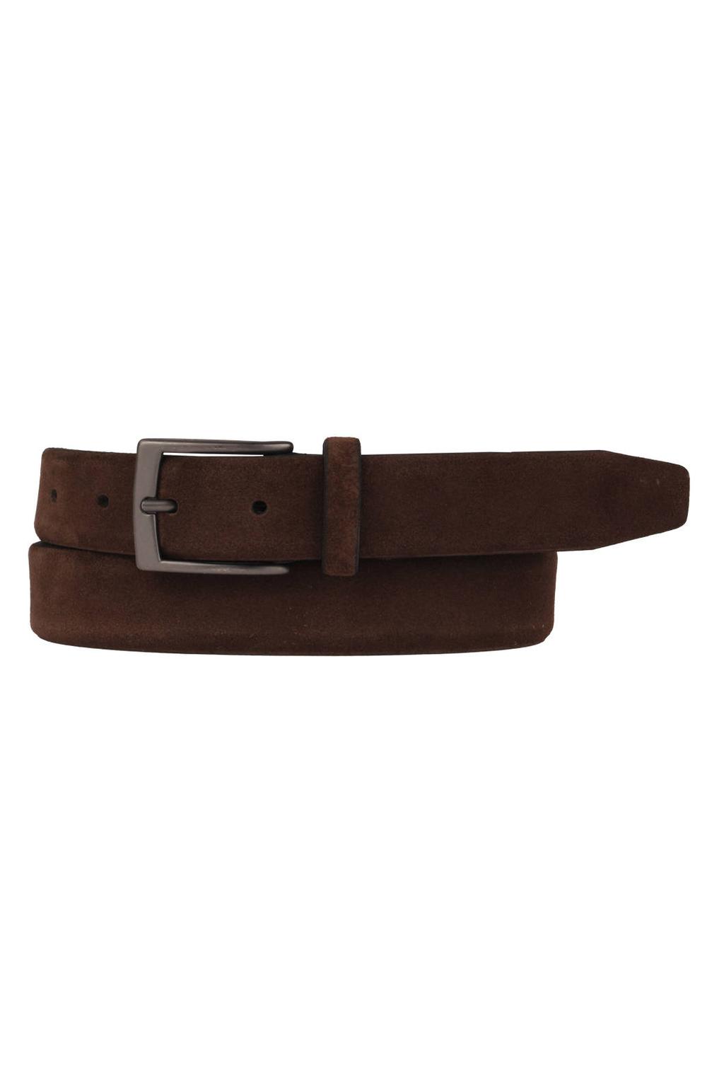 Presly & Sun leren riem donkerbruin