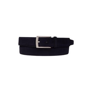 leren riem donkerblauw