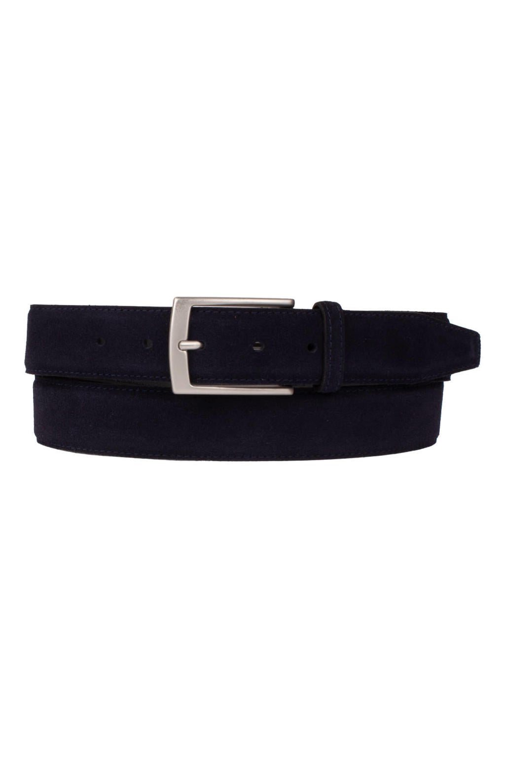 Presly & Sun leren riem donkerblauw