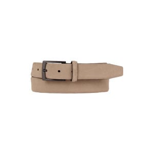 leren riem beige