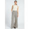 Spooq the label wide leg fit gestreepte broek - zwart