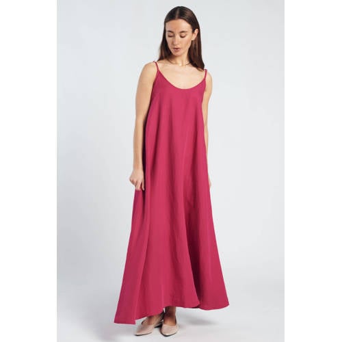 Spooq the label maxi jurk fuchsia afbeelding
