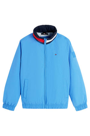 gewatteerde winterjas - blauw