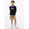 Tommy Hilfiger sweater met logo - donkerblauw