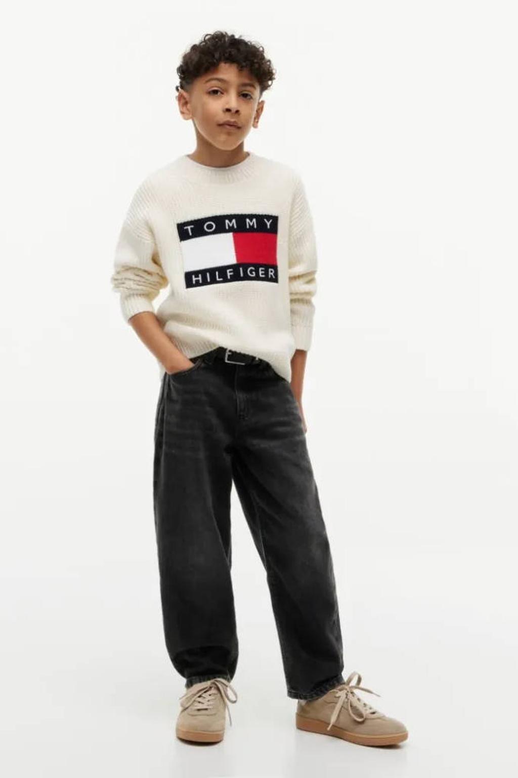 Tommy Hilfiger barrel jeans - zwart