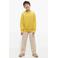 Tommy Hilfiger sweat sweater met print - geel