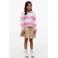 Tommy Hilfiger gestreepte polo - roze