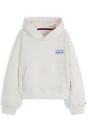 hoodie met tekstprint - wit