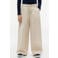 Tommy Hilfiger wide leg casual broek met plooien - beige