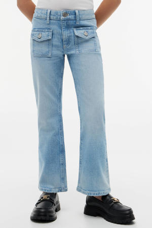 flared jeans light blue denim