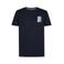 Petrol Industries regular T-shirt met backprint donkerblauw