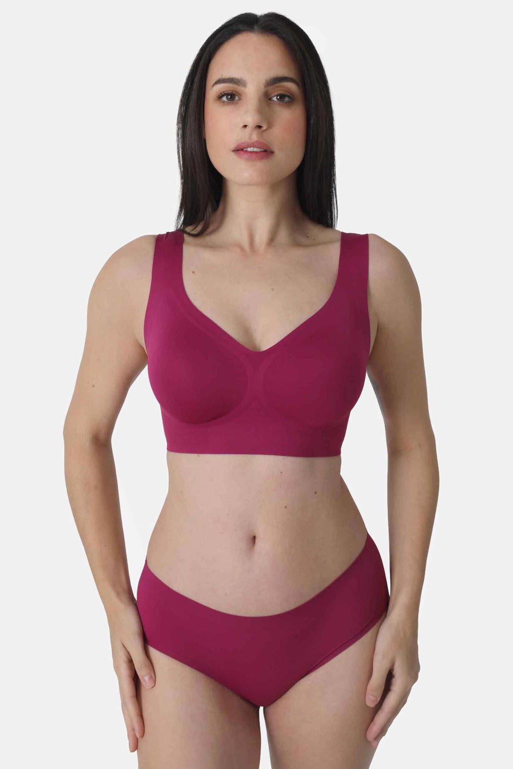 Sassa Mode voorgevormde seamless bralette - fuchsia