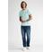 Petrol Industries regular T-shirt met backprint mintgroen