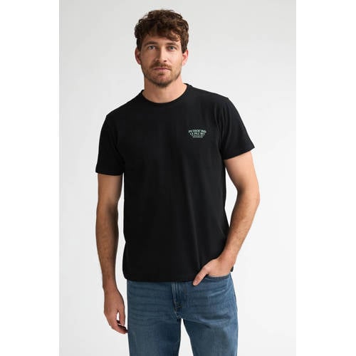 Petrol Industries regular T-shirt met backprint zwart afbeelding