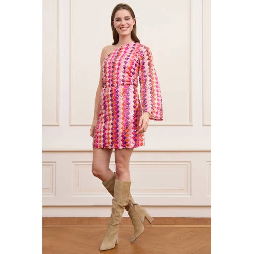 Lofty Manner A-lijn rok met pailletten roze afbeelding