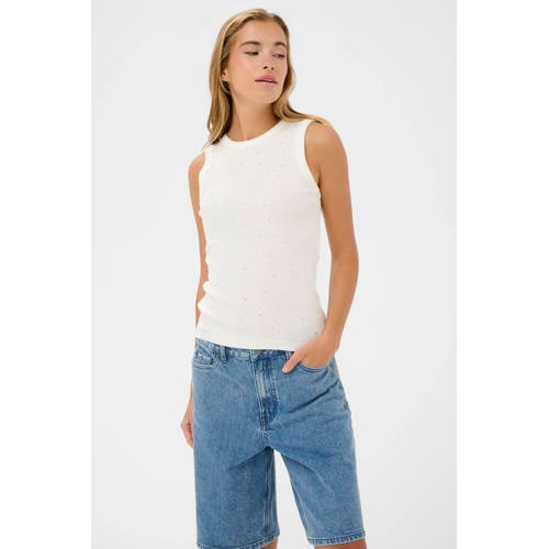 Kaffe singlet ecru afbeelding