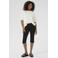 Kaffe skinny regular waist capri zwart