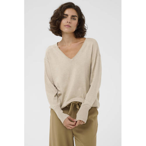 Kaffe pullover beige afbeelding