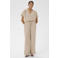 Kaffe high waist casual broek beige