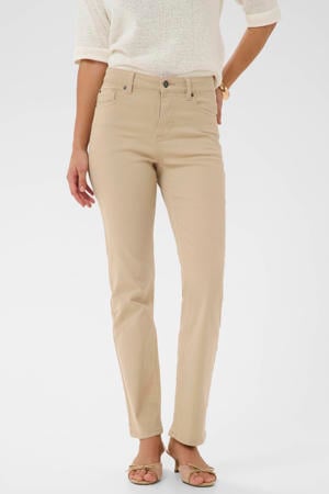 high waist bootcut jeans beige