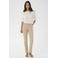 Kaffe high waist bootcut jeans beige