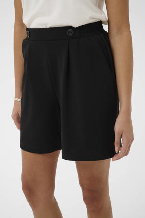 regular high waist casual short zwart