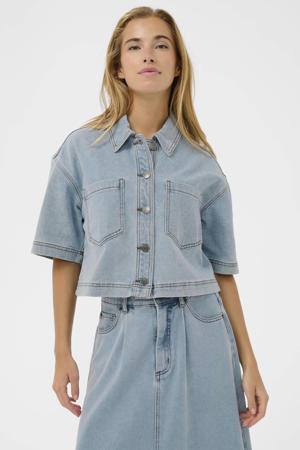blouse medium blue denim