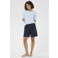 Kaffe regular high waist casual short donkerblauw