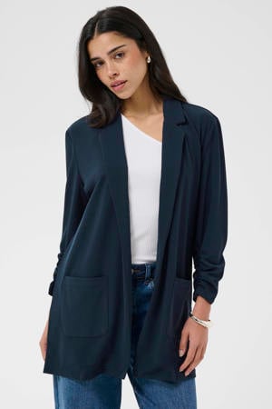 regular blazer donkerblauw