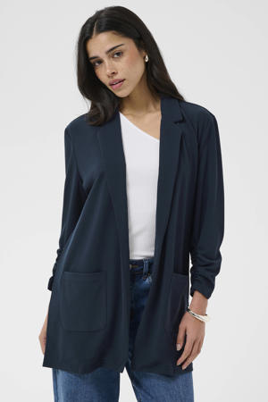 regular blazer donkerblauw