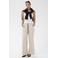 Kaffe KAserena baggy broek met krijtstreep beige