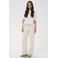 Kaffe KAbrook high waist bootcut jeans beige