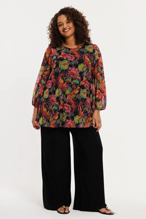 gebloemde tuniek multi